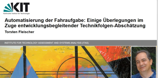 Titelbalatt zum Vortrag