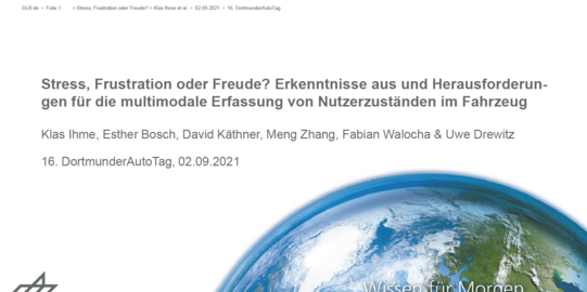 Titelblatt des Vortrages