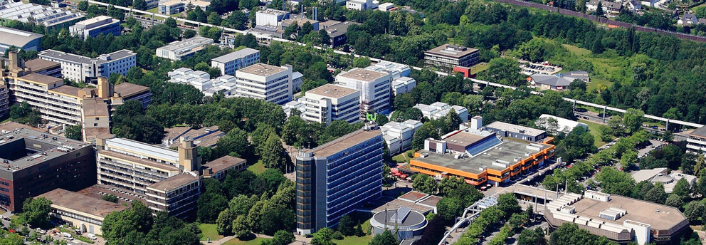 Luftbild der TU Dortmund Luftaufnahme vom Campus der TU Dortmund